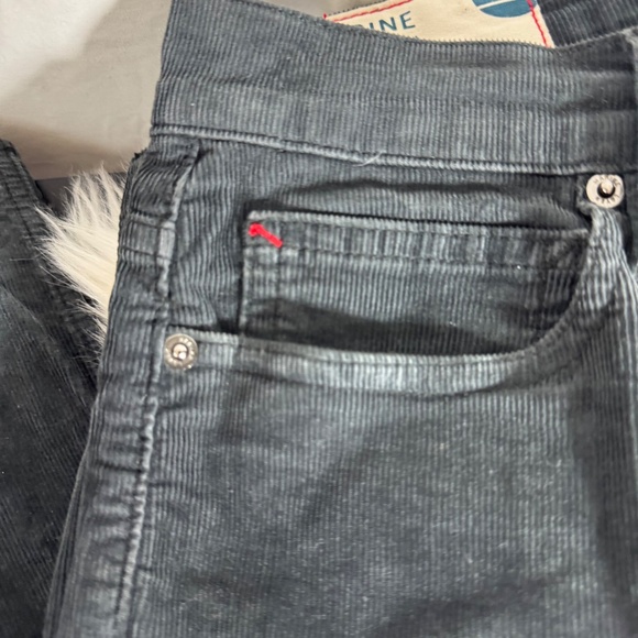 Marine Layer Midnight Navy Slim Straight Corduroy Pants Sz 32 X 32 - Picture 5 of 8